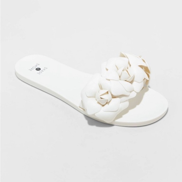 Women's Mallory Jelly Sandals - Shade &
Shore™ Cream 9 new 🆕 - Picture 1 of 6